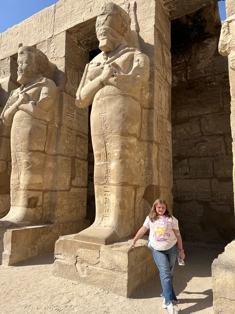 Girl Harper in Egypt