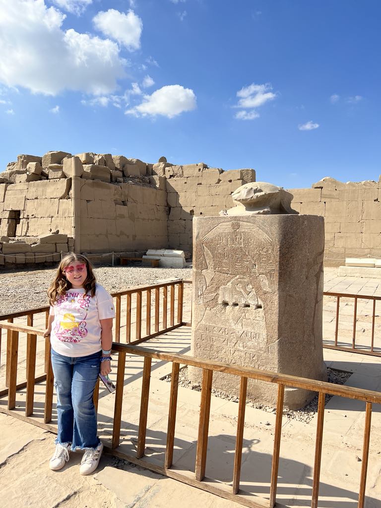 Girl Harper in Egypt
