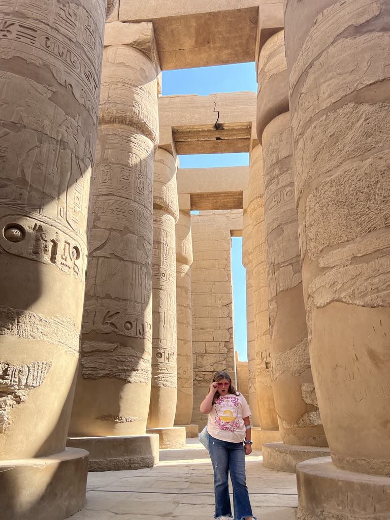 Girl Harper in Egypt