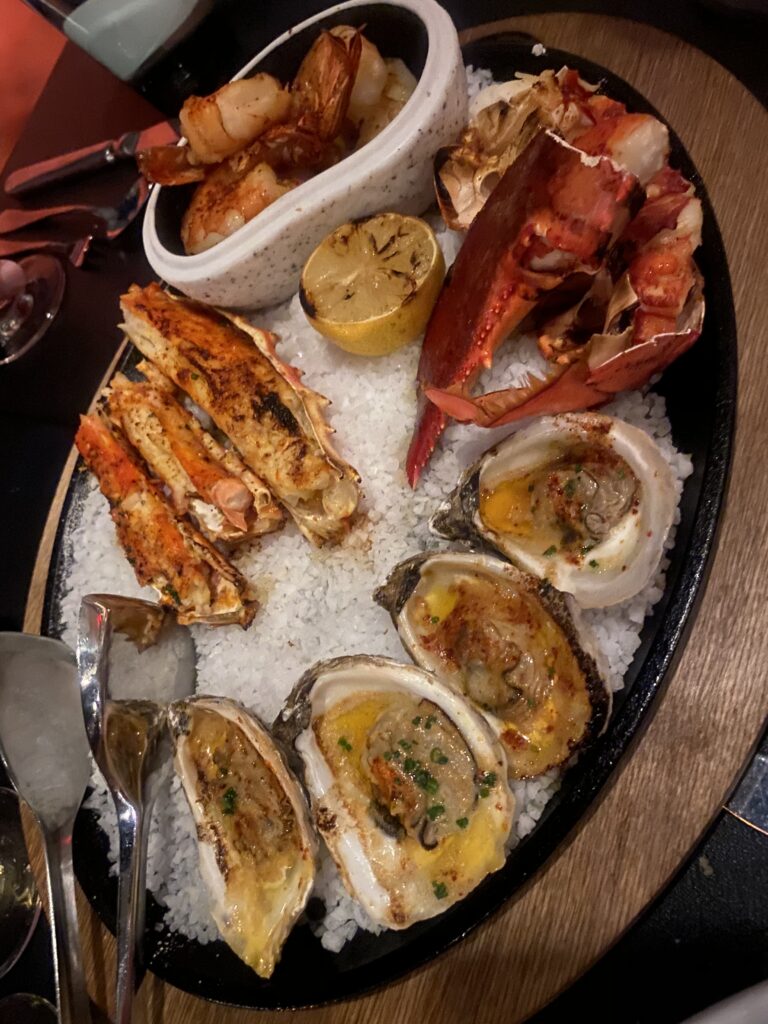 Delicious culinary offerings at the Fairmont Scottsdale Princess, featuring chef-crafted gourmet cuisine enjoyed during a luxury family getaway.