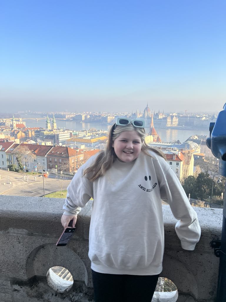 Teen girl in Budapest, Hungary