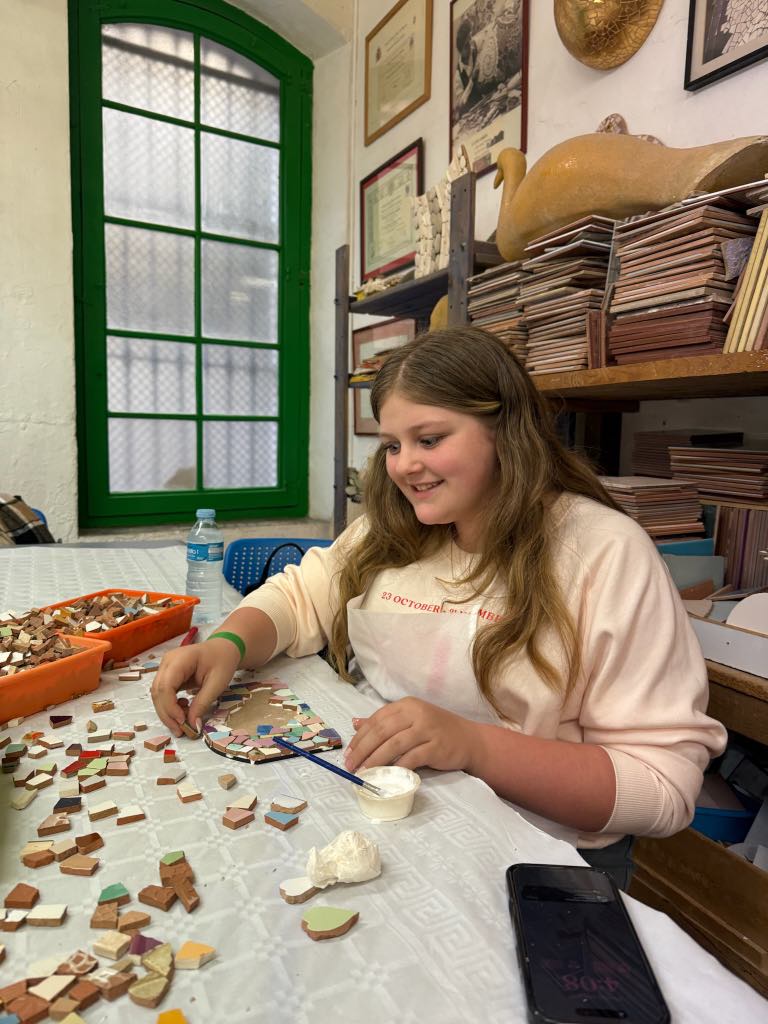 Mosaic Workshop, Barcelona Spain