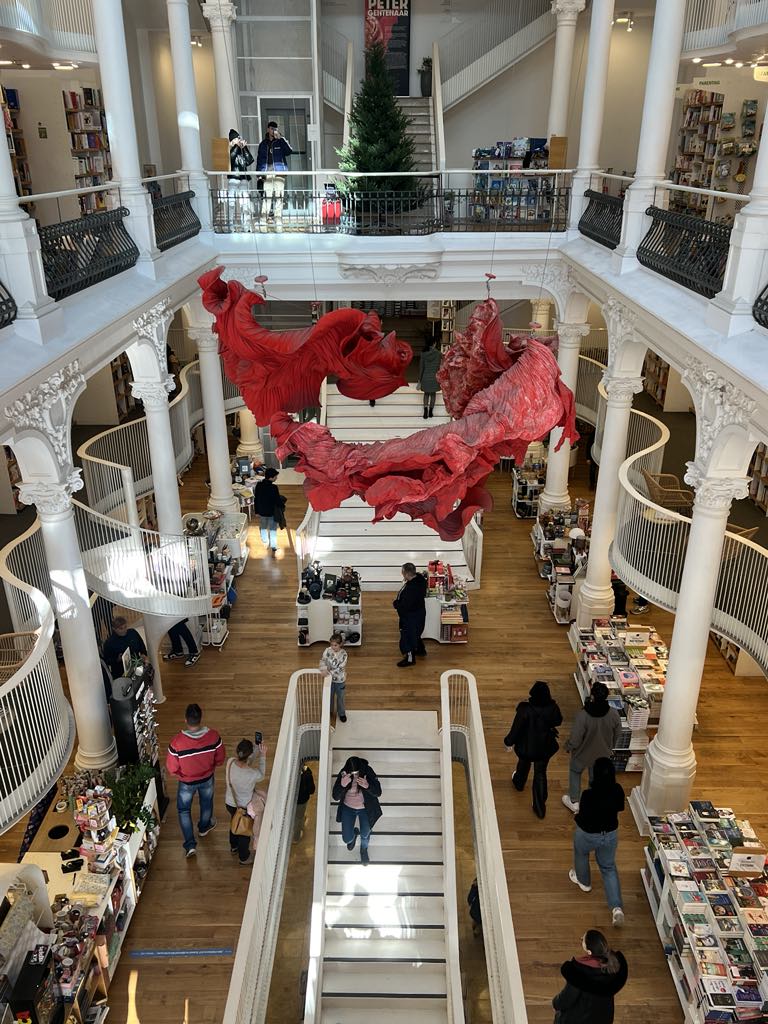 Bookstore in Bucharest, Romania