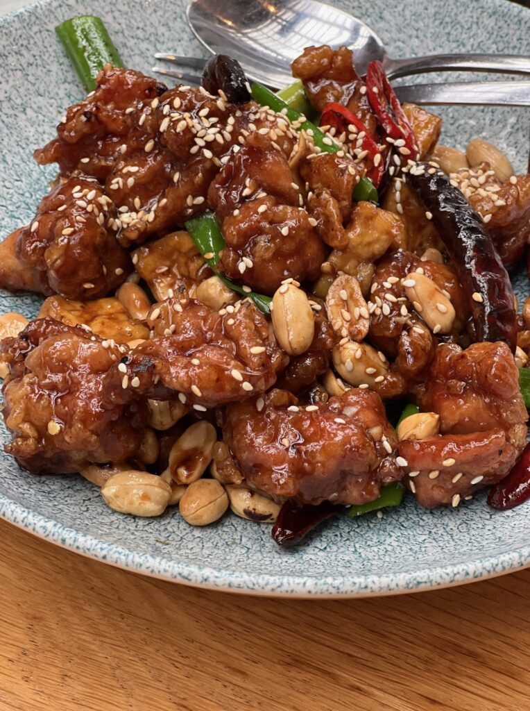 Asian chicken food